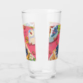 ミキチエスいちごヨージェルトusaflagバーガーフルーツ タンブラーグラス (左)