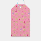 ミキチエスかわいいプレツェルパン居心地の良いバレンタインパストリー ギフトタグ (裏面)