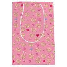 ミキチエスかわいいプレツェルパン居心地の良いバレンタインパストリー