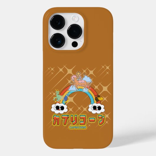 ミキチエスかわいい山羊座レインボーアニメマンガスター Case-Mate iPhoneケース (裏面)