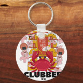 ミキチエスがんプラムビーチ人魚ピクニックディスコ キーホルダー (裏面)