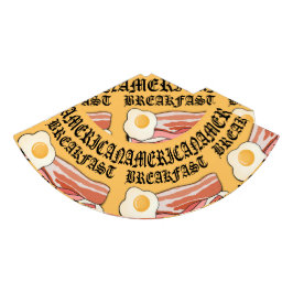 ミキチエスのアメリカの朝食ベーコンの卵7月ピクニック パーティーハット
