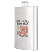 ミキチエスのアメリカの朝食ベーコンの卵7月ピクニック フラスク (左)