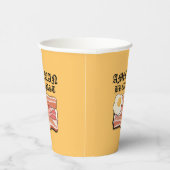 ミキチエスのアメリカの朝食ベーコンの卵7月ピクニック 紙コップ (右)