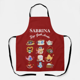 ミキチエスのコーヒークリスマス引用文かわいいカフェイン エプロン