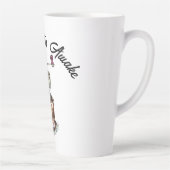 ミキチエスのコーヒークリスマス引用文かわいいカフェイン カフェラテマグ (右)