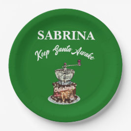 ミキチエスのコーヒークリスマス引用文かわいいカフェイン ペーパープレート