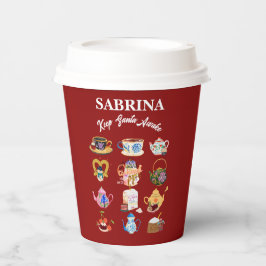 ミキチエスのコーヒークリスマス引用文かわいいカフェイン 紙コップ