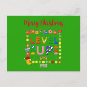 ミキチエスのホリデーシーズンのクリスマス七面鳥ダイニング ポストカード (正面)