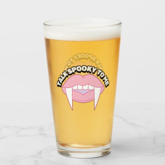 ミキチエスのポカスヴィンテージハロウィンヴァンパイア タンブラーグラス (ドリンク正面)