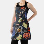 ミキチエスのレトロヴィンテージハロウィングルズカボチャ エプロン (インサイチュ)