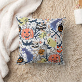 ミキチエスのレトロヴィンテージハロウィングルズカボチャ クッション (ブランケット)