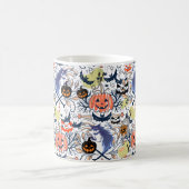 ミキチエスのレトロヴィンテージハロウィングルズカボチャ モーフィングマグカップ (中央)