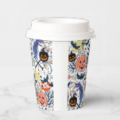 ミキチエスのレトロヴィンテージハロウィングルズカボチャ 紙コップ (右)