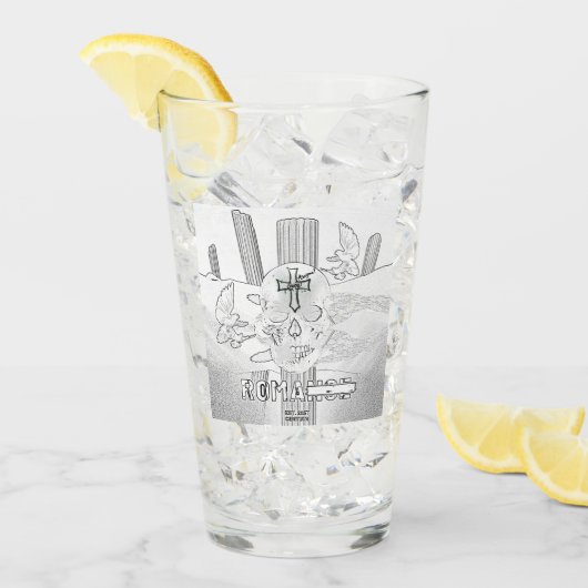 ミキチエススカルタトゥレインボーバラロック タンブラーグラス (アイス正面)