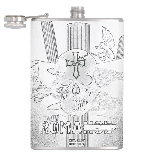 ミキチエススカルタトゥレインボーバラロック フラスク (オープン)