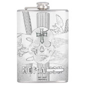 ミキチエススカルタトゥレインボーバラロック フラスク (正面)