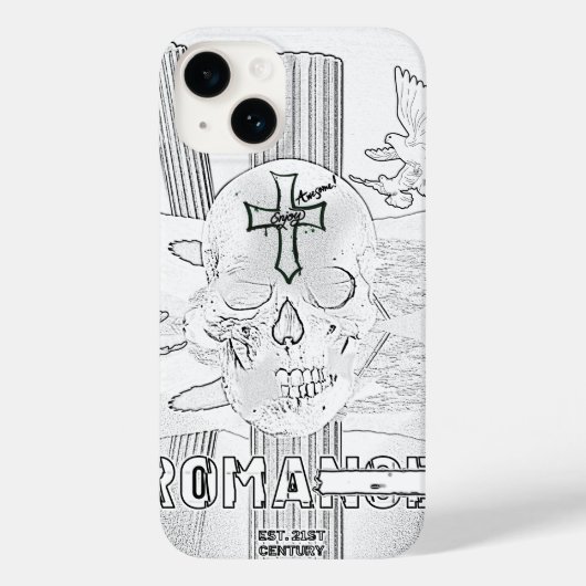 ミキチエススカルタトゥレインボーバラロック Case-Mate iPhoneケース (裏面)