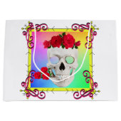 ミキチエススカルバラバロクアート虹の岩 ラージペーパーバッグ (正面)