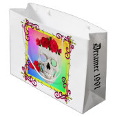 ミキチエススカルバラバロクアート虹の岩 ラージペーパーバッグ (裏面アングル)
