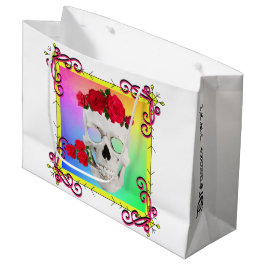 ミキチエススカルバラバロクアート虹の岩 ラージペーパーバッグ