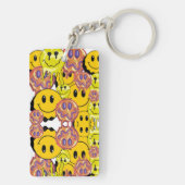 ミキチエススマイレーフェイスイエローガーデン キーホルダー (裏面)