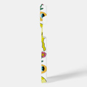 ミキチエススマイレーフェイスイエローガーデン iPhoneケース (左側面)