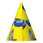 ミキチエスパラロットハワイ夏サンセットビーチ春 パーティーハット (裏面)