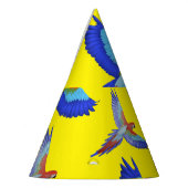 ミキチエスパラロットハワイ夏サンセットビーチ春 パーティーハット (左)