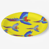 ミキチエスパラロットハワイ夏サンセットビーチ春 ペーパープレート (アングル)