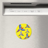 ミキチエスパラロットハワイ夏サンセットビーチ春 マグネット (インサイチュ (食洗機))