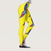 ミキチエスパラロットハワイ夏サンセットビーチ春 レギンス (右)