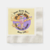 ミキチエスパーティーユナイテッド専門マグカップ 縁ありカクテルナプキン (正面)