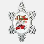 ミキチエスホホホホサンタクラウスライホーム スノーフレークピューターオーナメント (右)