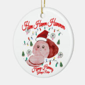 ミキチエスヴィンテージクリスマシャムサンクスギビング セラミックオーナメント (左)