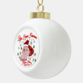 ミキチエスヴィンテージクリスマシャムサンクスギビング セラミックボールオーナメント (右)