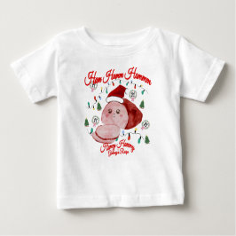 ミキチエスヴィンテージクリスマシャムサンクスギビング ベビーTシャツ