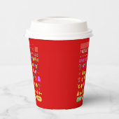 ミキチエス休日のクリスマスのクリスマスビデオゲームクテペンギン 紙コップ (左)