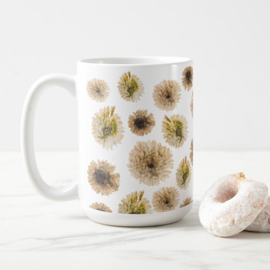 ミキチエス土日自然セルフロベバラ花 コーヒーマグカップ (ドーナツ)