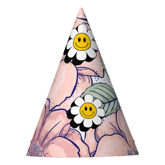 ミキチエス土日自然セルフロベバラ花 パーティーハット (正面)