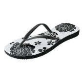 ミキチエス土日自然セルフロベバラ花 ビーチサンダル (アングル)