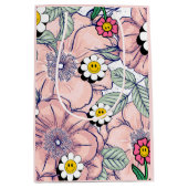 ミキチエス土日自然セルフロベバラ花 ミディアムペーパーバッグ (正面)