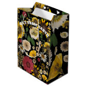 ミキチエス土日自然セルフロベバラ花 ミディアムペーパーバッグ (裏面アングル)