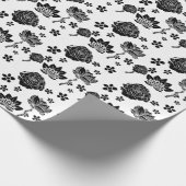 ミキチエス土日自然セルフロベバラ花 ラッピングペーパー (角)