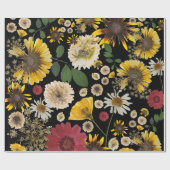 ミキチエス土日自然セルフロベバラ花 ラッピングペーパー (フラット)