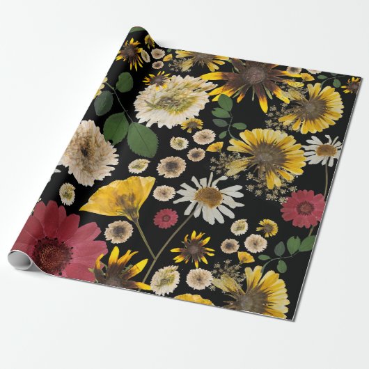 ミキチエス土日自然セルフロベバラ花 ラッピングペーパー (アンロールド)