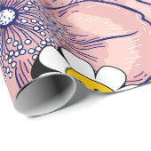 ミキチエス土日自然セルフロベバラ花 ラッピングペーパー (ロールコーナー)