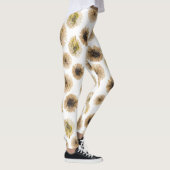 ミキチエス土日自然セルフロベバラ花 レギンス (右)