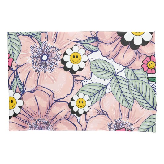 ミキチエス土日自然セルフロベバラ花 枕カバー (正面)