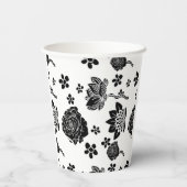 ミキチエス土日自然セルフロベバラ花 紙コップ (裏面)